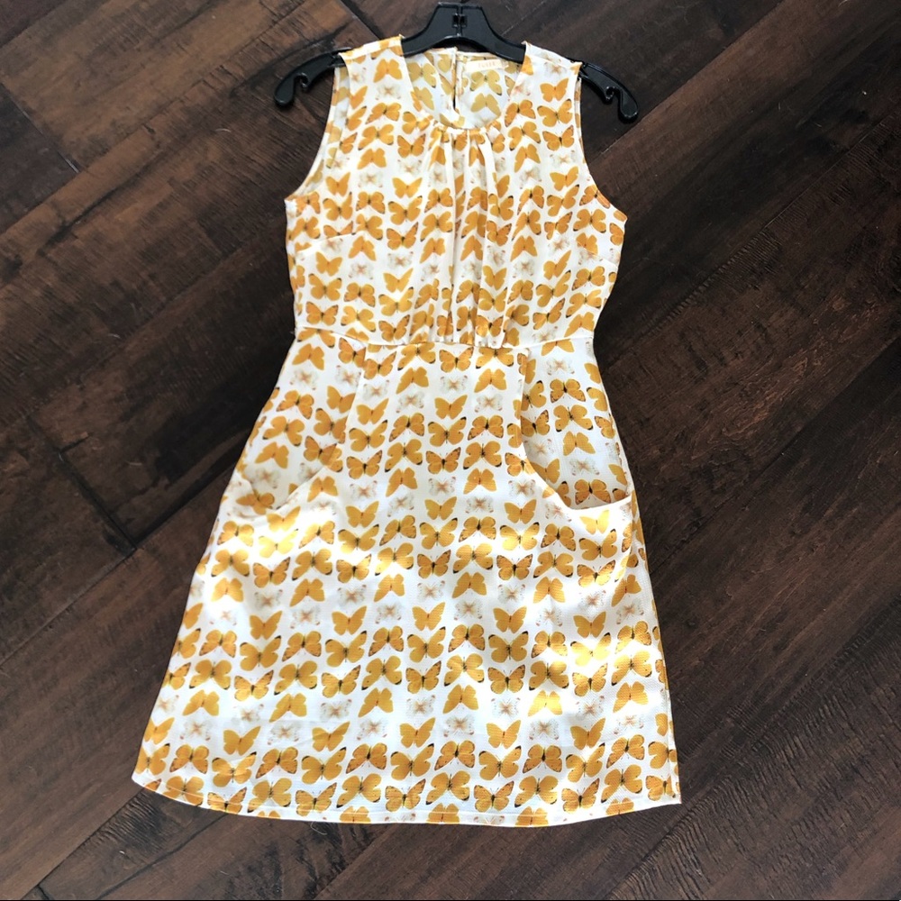 Tulle Yellow Butterfly Dress 🦋